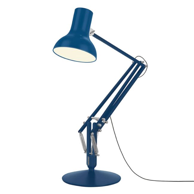 Anglepoise Type 75 Giant stojaca lampa modrá