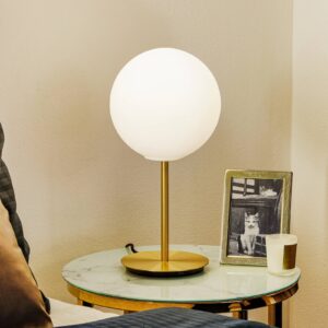 Audo TR Bulb lampa 41 cm mosadz/opálová matná