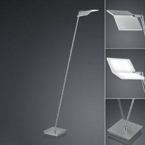 BANKAMP Book stojaca LED lampa matný nikel