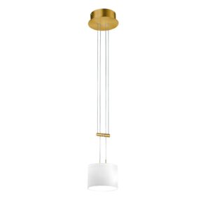 BANKAMP Grazia závesná lampa 1-pl. 16cm mosadz