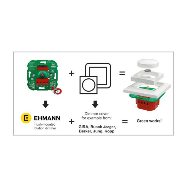 EHMANN T46 LED stmievač fázový