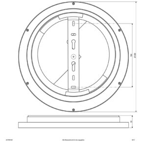 EVN ALR LED panel biely 15 W Ø 30 cm 4 000K