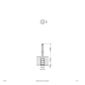 EVN LD1102 zapustené svetlo 12V IP68 Ø1cm 0