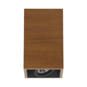 FLOS Compass Box S – stropné svietidlo farba teak