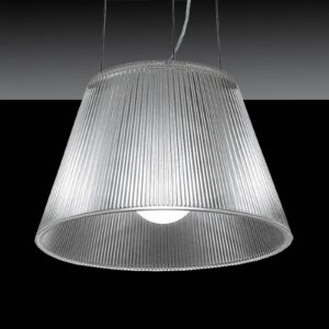 FLOS Romeo Moon S1 – priehľadná závesná lampa