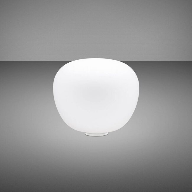 Fabbian Lumi Mochi stolná lampa ležiaca Ø 20 cm