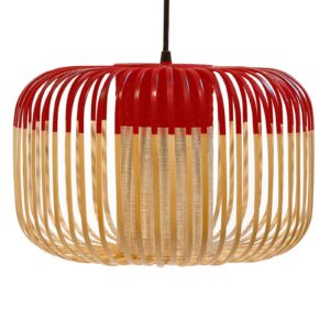 Forestier Bamboo Light S závesná lampa 35cm červ