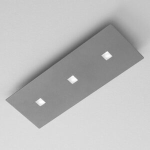 ICONE Isi stropné LED svietidlo v decentnej sivej