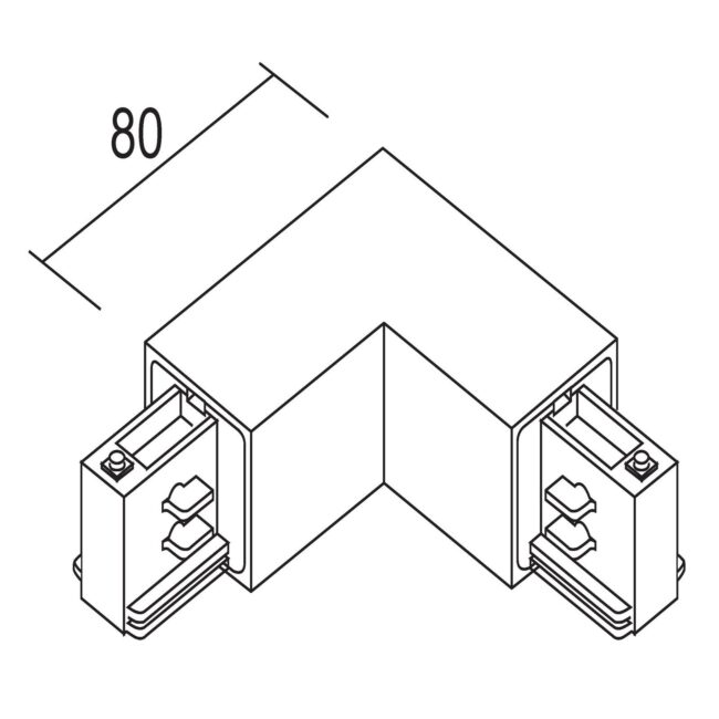 Ivela 90° roh zem von pre LKM quadro