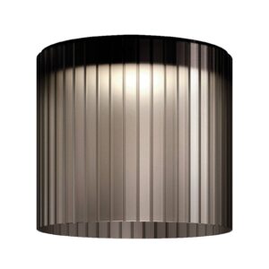 Kundalini Giass stropné LED svietidlo Ø 40 cm sivé