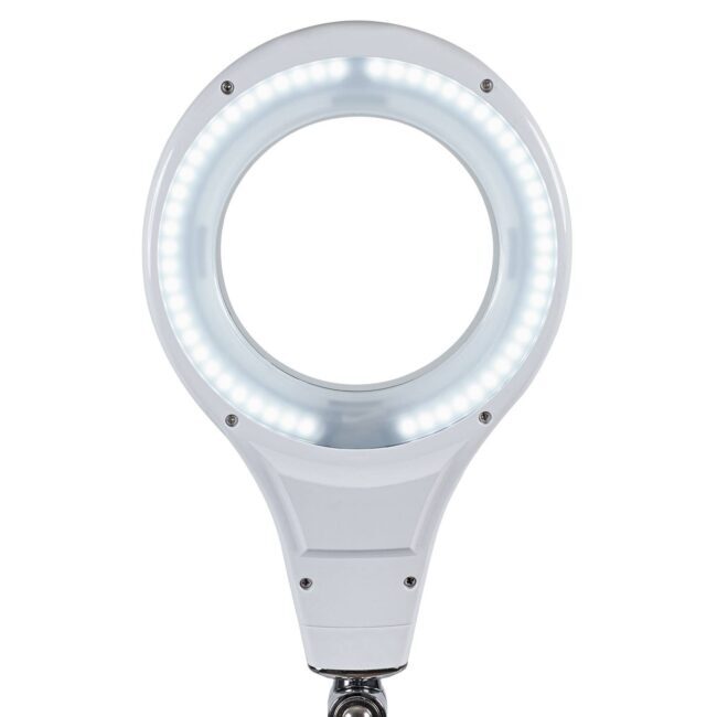 LED lampa s lupou MAULmakro