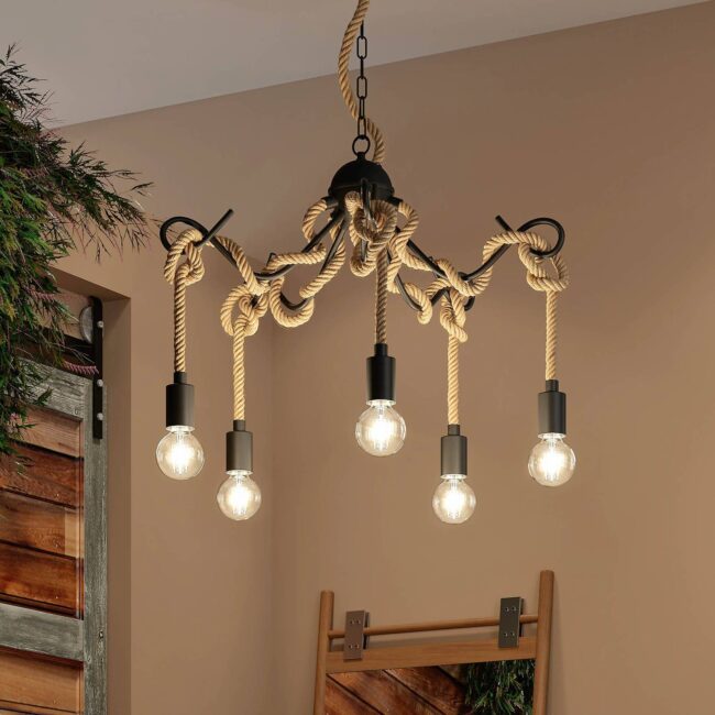 Lucande Ropina závesná lampa