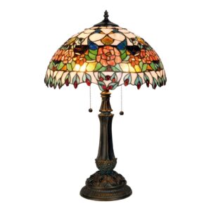 Nádherne sfarbená stolná lampa Maja štýl Tiffany
