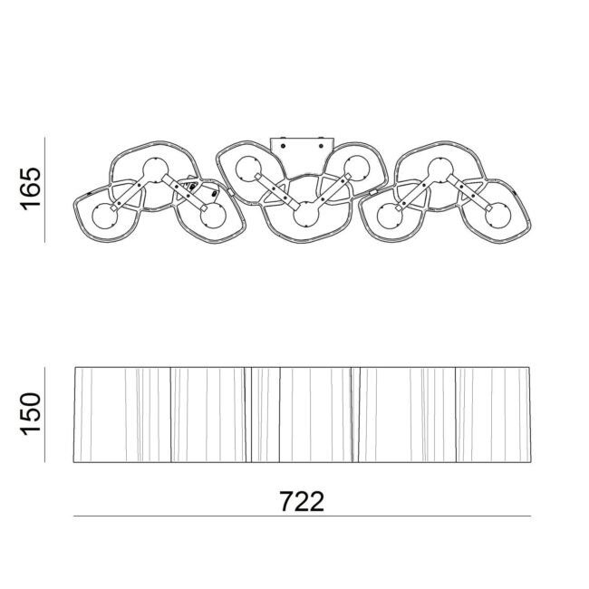 Nástenné LED Honey 72