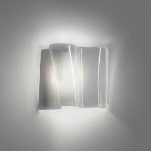 Nástenné svetlo Artemide Logico Micro 33 cm sivé