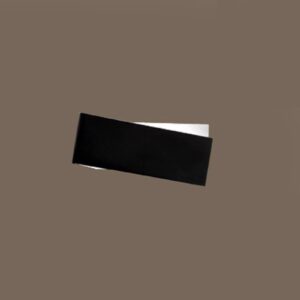 Nástenné svietidlo Zig Zag čiernobiele 26 cm