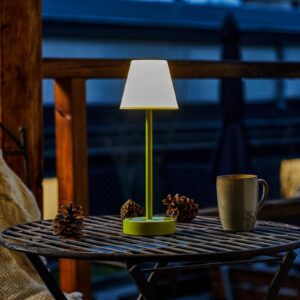 Newgarden Lola Slim stolová LED lampa batéria lime