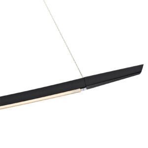 OLIGO Lisgo závesné LED svietidlo matné čierne