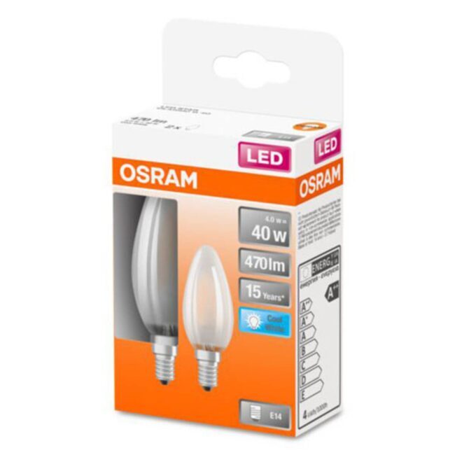 OSRAM Classic B LED žiarovka E14 4W 4.000K matná