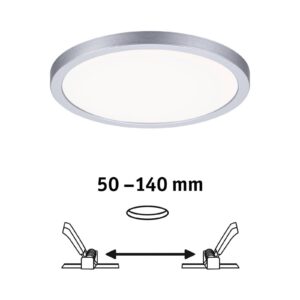 Paulmann LED panel Areo 4000K okrúhly chróm 17