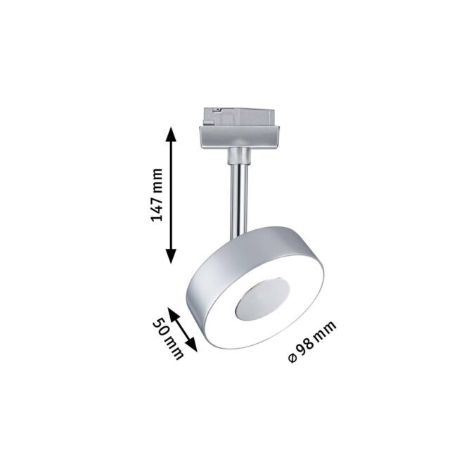 Paulmann URail Circle LED svetlo okrúhle v chróme