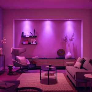 Philips Hue Centura zapustené okrúhle 3ks čierna