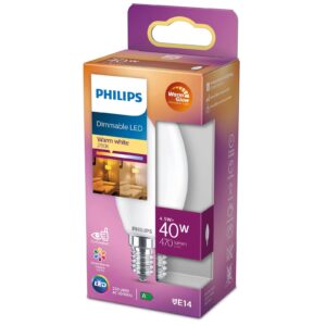 Philips LED Classic WarmGlow E14 B35 3