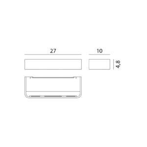 Rotaliana Frame W2 nástenné LED