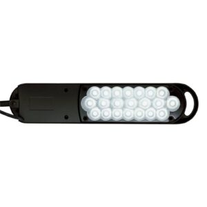 Stolná LED lampa Atlantic s upínaním čierna