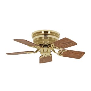 Ventilátor Classic Flat III mosadz leštená 75 cm