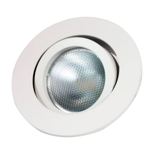 Zapustený LED prstenec Decoclic GU10/GU5.3 biely