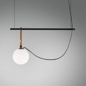 Závesná lampa Artemide nh S1 14 55 cm guľa Ø 14cm