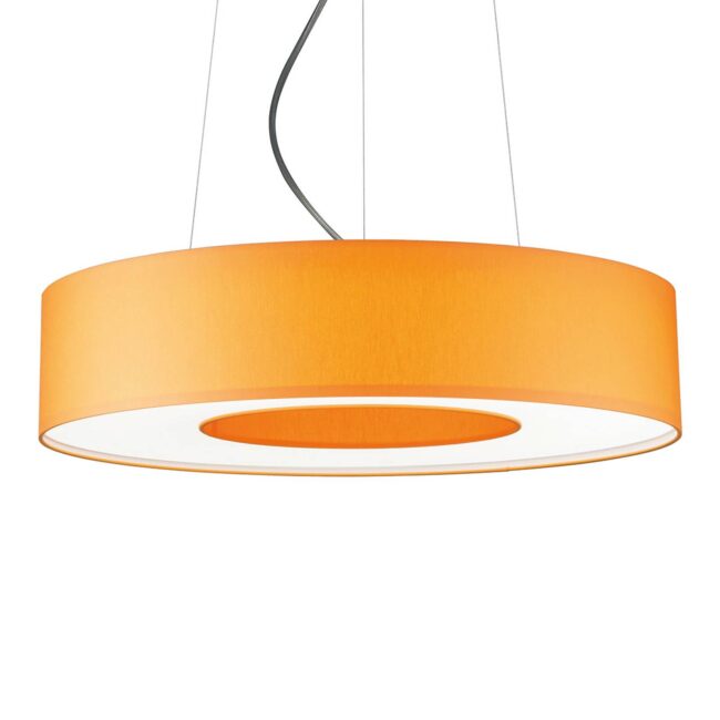Závesné LED svetlo Donut stmievateľné 22W oranžové